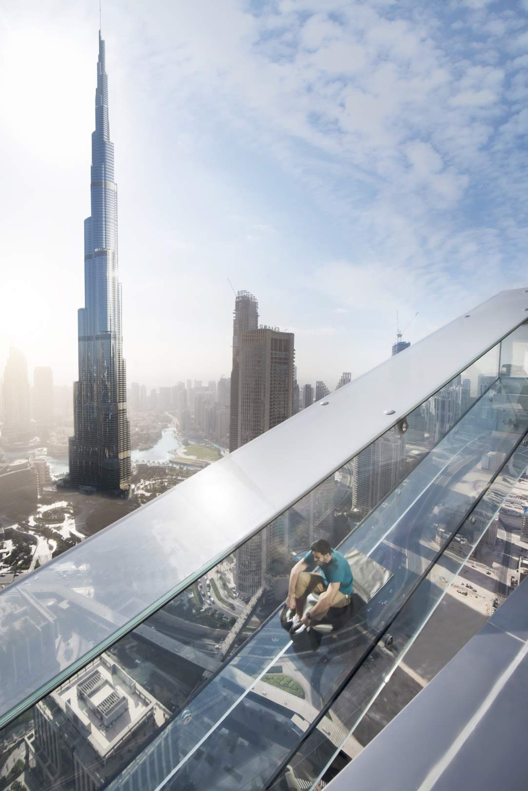 Skyline view from the top of Burj Khalifa